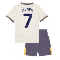 Maglia Calcio Everton Dwight McNeil #7 Terza Divisa Bambino 2024-25 Manica Corta (+ pantaloncini)